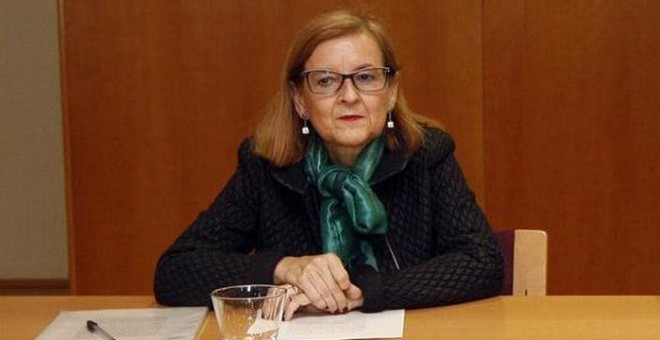 María Elósegui, la primera jueza española en el Tribunal Europeo de Derechos Humanos. / EFE