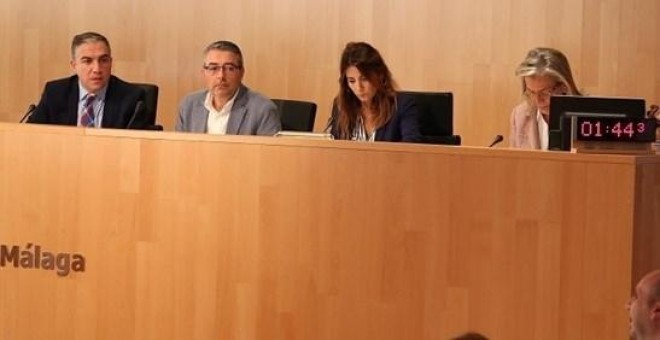 Pleno en la Diputación de Málaga. EUROPA PRESS