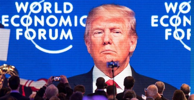 Intervención de Trump en Davos. / EFE