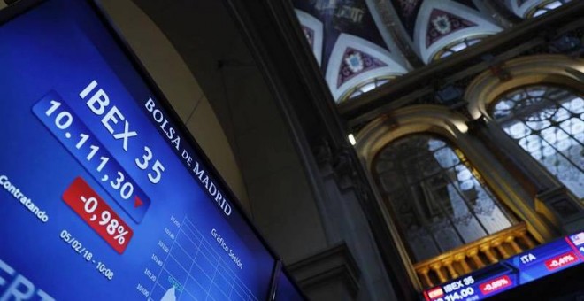 El IBEX 35, principal indicador de la Bolsa española. | EFE