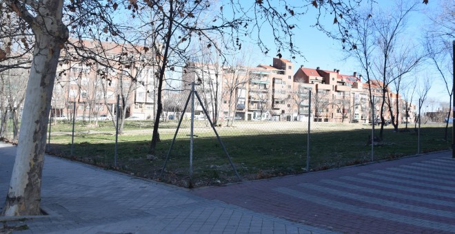 Terreno que cede el Ayuntamiento de Madrid a la Comunidad para la construcción del nuevo conservatorio. MARÍA LOZANO