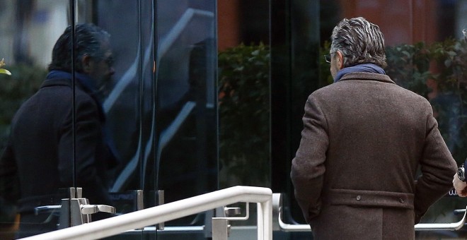 El exconsejero madrileño, exdirigente del PP y presunto cabecilla de la trama Púnica, Francisco Granados, entrando en la sede de la Audiencia Nacional.EFE/J.P. Gandul