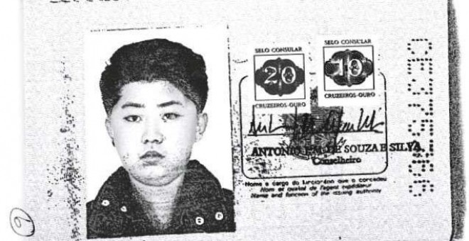 El pasaporte brasileño con la foto de Kim Jong-un fue emitido a nombre de Josef Pwag. | REUTERS