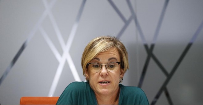 La portavoz del Grupo Municipal Socialista en el Ayuntamiento de Madrid, Purificación Causapié. EFE
