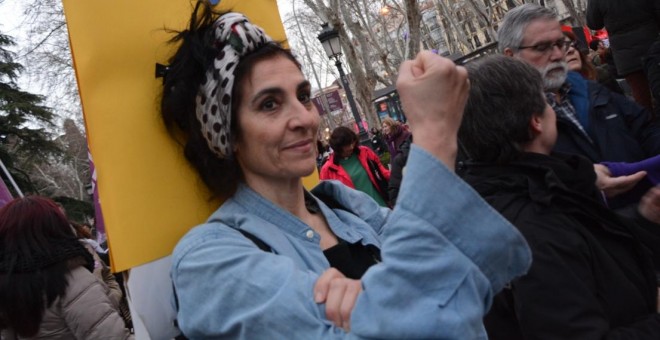 Manifestación feminista del 8M en Madrid. / J. GÓMEZ