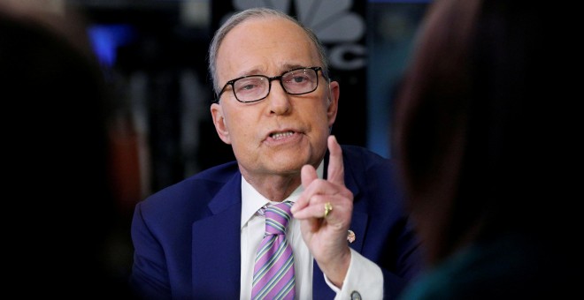 Larry Kudlow, nuevo director del Consejo Económico Nacional de la Casa Blanca en la CNBC. REUTERS/Brendan McDermid/Archivo