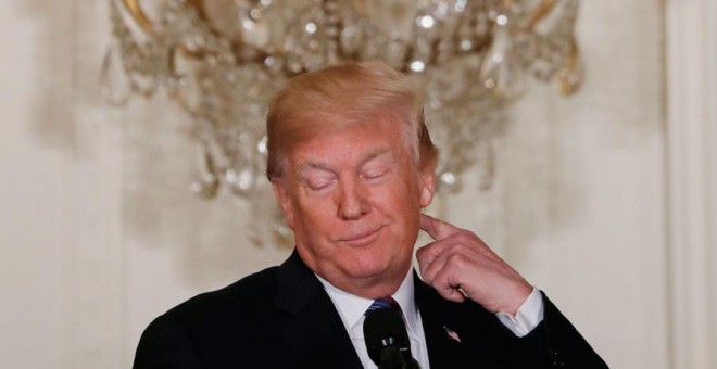 Trump, hace unos días en la Casa Blanca. REUTERS/Carlos Barria