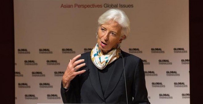 La directora del Fondo Monetario Internacional (FMI), Christine Lagarde. EFE