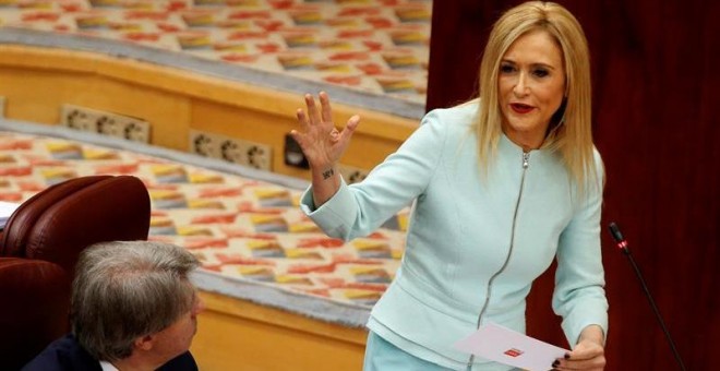 La presidenta de la Comunidad de Madrid, Cristina Cifuentes.- EFE