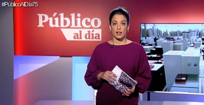 Eleña Parreño, presentadora de 'Público al Día'.