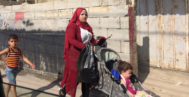 Campo de Nahar al Bared, en el norte de Líbano, donde hoy residen unos 15.000 palestinos. /ANDREA OLEA