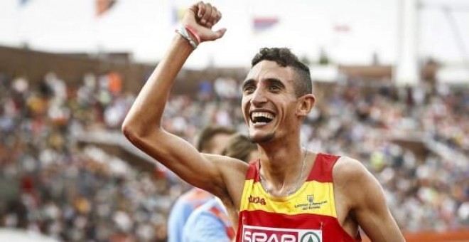 Ilias Fifa, campeón de Europa de los 5.000 metros. EFE/Archivo