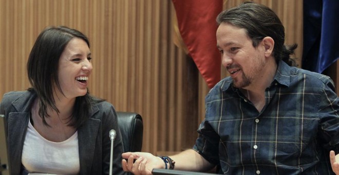 Irene Montero y Pablo Iglesias en una imagen de archivo. - EFE