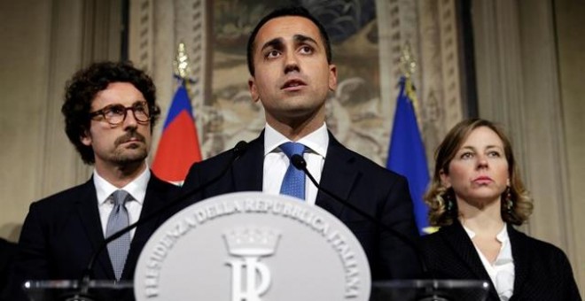 El líder del Movimiento 5 Estrellas, Luigi Di Maio. REUTERS/Max Rosii