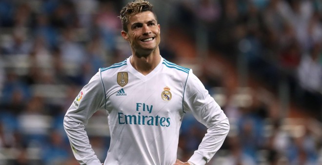 El delantero del Real Madrid, Cristiano Ronaldo, durante un partido de LaLiga. / Reuters