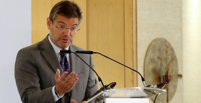 El ministro de Justicia, Rafael Catalá, durante su intervención el Foro Cinco Días. / EFE