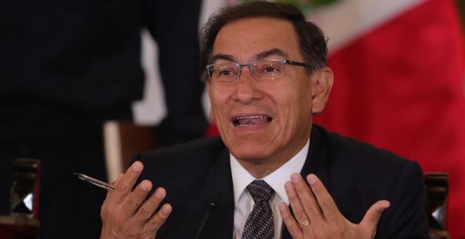 El presidente de Perú, Martín Vizcarra. - EFE