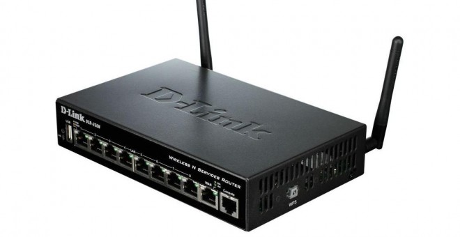 Imagen de un router D-Link DSR-250N