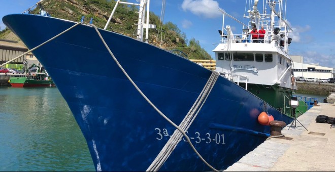 Imagen del barco adquirido por SMH que hará labores de rescate en el Mediterráneo este agosto.- MAYDAYTERRANEO