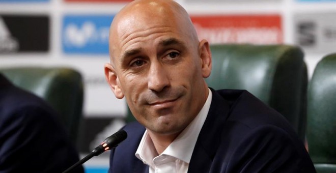 El presidente de la Federación Española de Fútbol, Luis Rubiales. - EFE