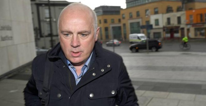 David Drumm llega a los juzgados de Dublín. (REUTERS)