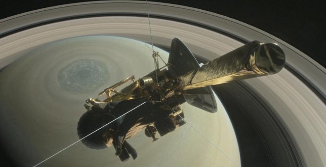 Saturno fotografiado por la sonda Cassini. NASA/RUTERS