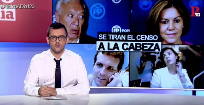 Pau Garcés en el informativo 'Público al Día'.