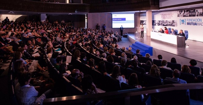 Acto del decimoquinto aniversario de la Fundación Mutua. / FUNDACIÓN MUTUA MADRILEÑA