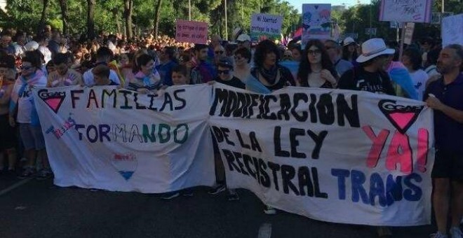 Manifestación por los derechos trans / COGAM