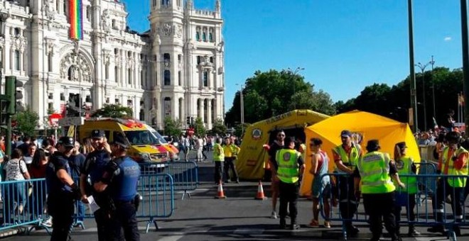 Agentes de la Policía de Madrid durante el World Pride - Policía Municipal de Madrid