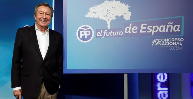 El presidente del Comité Organizador del Congreso del PP, Luis de Grandes, en una imagen reciente. (CHEMA MOYA | EFE)