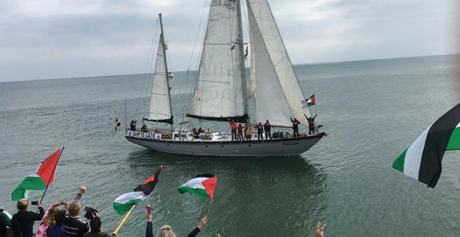 Velero de la Flotilla de la Libertad./EUROPA PRESS