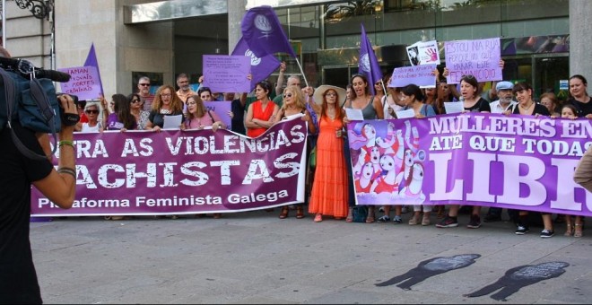 21/08/2018 Manifestación en A Coruña contra la contra la violencia machista. JUAN OLIVER