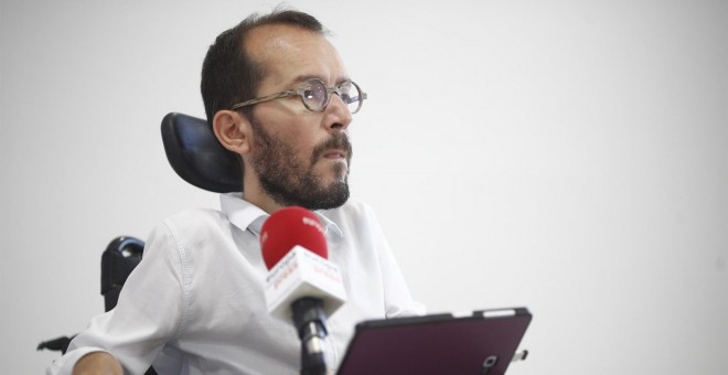 El secretario de Organización de Podemos, Pablo Echenique. EUROPA PRESS/Eduardo Parra