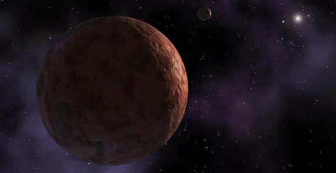 ¿Está condicionado Sedna (en la imagen) por la presencia de un planeta desconocido?/ NASA/JPL-Caltech