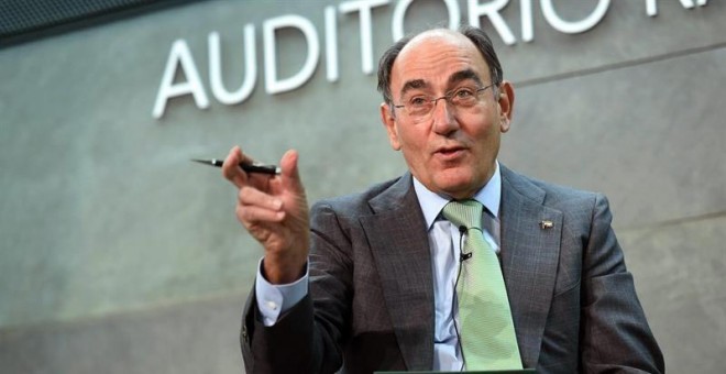 El presidente de Iberdrola, Ignacio Sánchez Galán, durante un reciente acto en Madrid. (FERNANDO VILLAR | EFE)