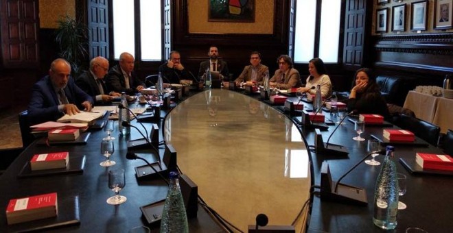 Reunión de la Mesa del Parlament. (EP)