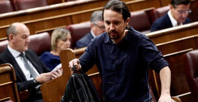 El líder de Podemos, Pablo Iglesias. EFE