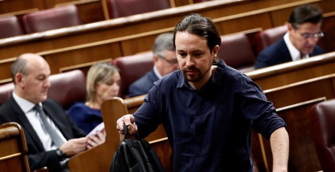 El líder de Podemos, Pablo Iglesias. EFE