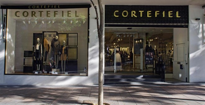Una tienda de Cortefiel en el centro de Madrid.