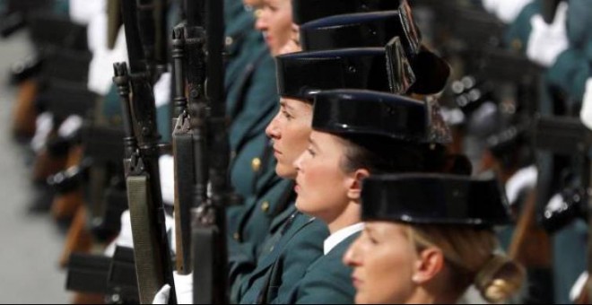 Actos conmemorativos por el 30 aniversario del ingreso de la mujer en la Guardia Civil. EFE