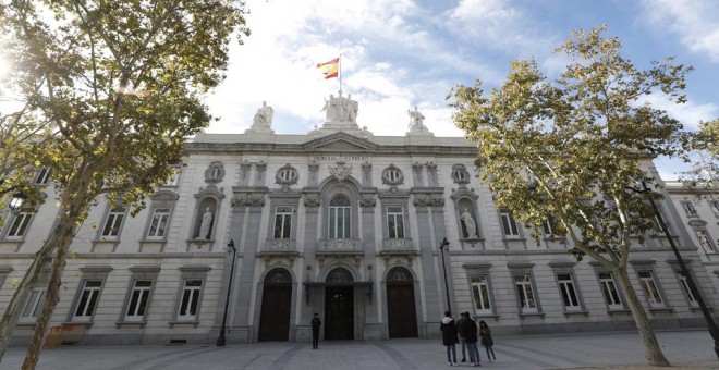 Edificio del Tribunal Supremo, en Madrid. EFE/Javier Lizón