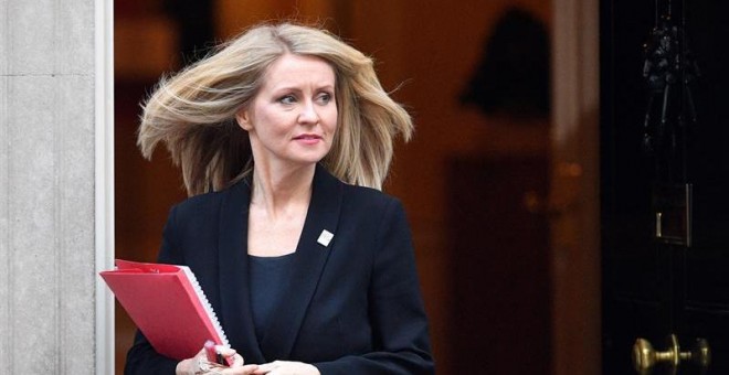 La ministra de Trabajo y Pensiones, Esther McVey.