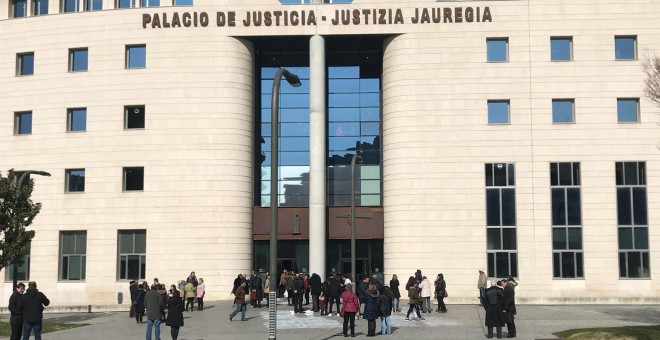 Vista de la sede de la Audiencia Nacional de Navarra. EP