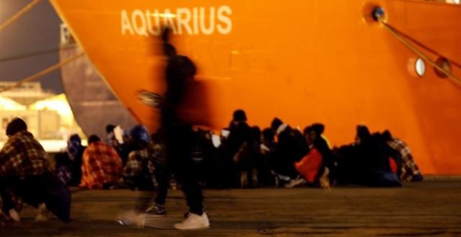 Foto de archivo del barco de rescate Aquarius. / ANTONIO PARRINELLO (REUTERS)