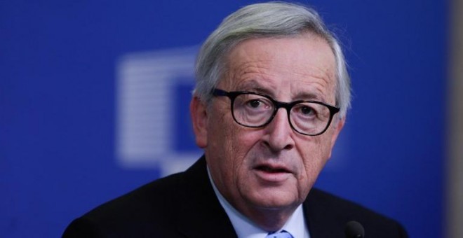 El presidente de la Comisión de la UE, Jean-Claude Juncker, durante una reunión en la sede de la Comisión de la UE en Bruselas el 5 de diciembre de 2018 | AFP