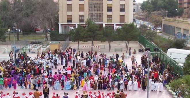 Carnaval en el colegio Eliseo Godoy de Zaragoza. (ARCHIVO)