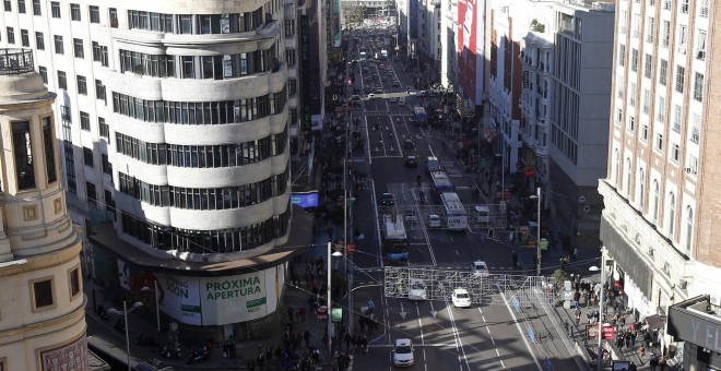 Imagen de archivo de la Gran Vía de Madrid /EP