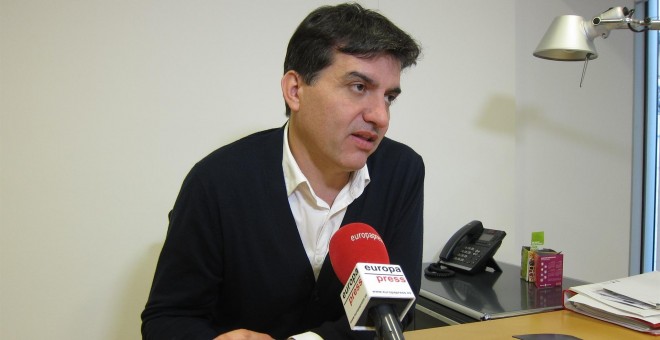 Sergi Sabrià durant l'entrevista amb Europa Press. EUROPA PRESS.