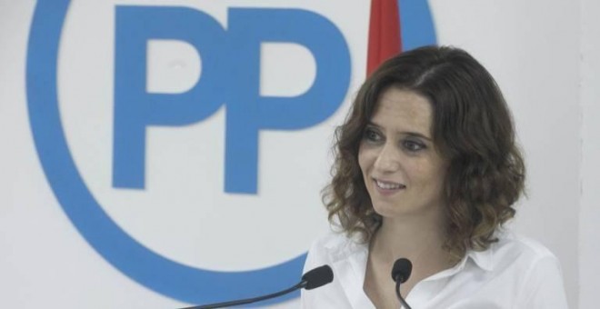 Isabel Díaz Ayuso, secretaria de Comunicación del PP. EUROPA PRESS/Archivo